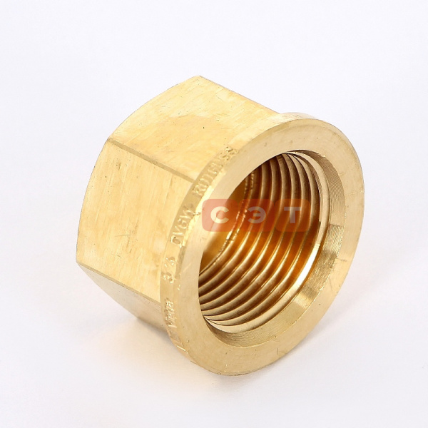Заглушка бронзовая ВР  3/4" (Viega)